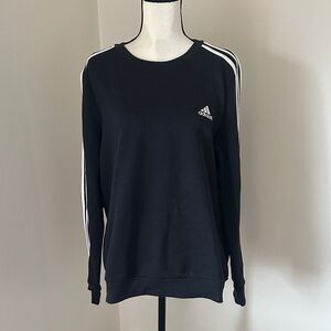 Adidas Black Pullover Sweatshirt